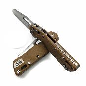 MCT21010FLGTTA Couteau Microtech MSI S/E 210-10FLGTTA Tan G-10 SW Lame Acier M390MK USA - Livraison Gratuite