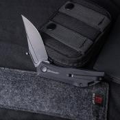 RS7051BB Couteau Real Steel Ventus Black Lame Acier D2 Black Slip Joint - Livraison Gratuite