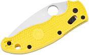 SC101PYL2 Couteau Spyderco Manix 2 Salt Yellow Lame Acier CPM-MagnaCut Ball Bearing Lock Made USA - Livraison Gratuite