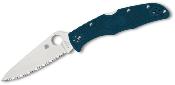 SC10FSK390 Couteau Spyderco Endura 4 K390 Satin Serrated Made Japan - Livraison Gratuite