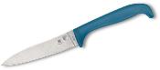 SCK20PBL Couteau Spyderco Counter Puppy Kitchen Lame Acier 7Cr17 - Livraison Gratuite