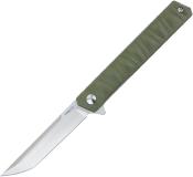 STT302GN Couteau Pliant S-Tec Tanto OD Green G10 Lame Acier 7CR17MOV - Livraison Gratuite