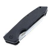 STTS025BK Couteau S-TEC Black G10 Lame Tanto Reverse Acier 8Cr14MoV - Livraison Gratuite