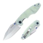 TD004F3 Couteau Defcon Jade Lame Acier 14C28N Linerlock - Livraison Gratuite