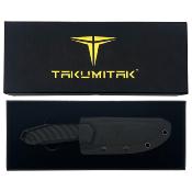 TKF208BK Couteau Takumitak TAKUMI Black Lame Acier D2 Etui Kydex - Livraison Gratuite