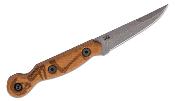 TPELPO01 Couteau TOPS El Pionero Tan Lame Trailing Point Acier Carbone 1095 Etui Kydex USA - Livraison Gratuite