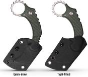 VOSD0201 Couteau Vosteed Dirty Girl Karambit Lame Acier 14C28N Etui Kydex - Livraison Gratuite