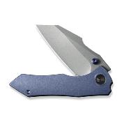 WE220053 Couteau We Knife High-Fin Blue Manche Titae Lame Acier CPM-20CV IKBS - Livraison Gratuite