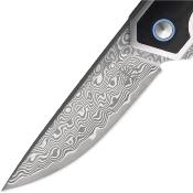 BG015 Couteau Begg Knives Diamici Black Lame Acier Damas IKBS - Livraison Gratuite