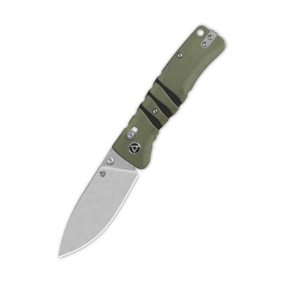 QS160C1 QSP Couteau Ripley Green G10 Lame Acier 14C28N SW IKBS - Livraison Gratuite