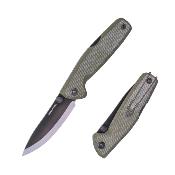 RS7871GM Couteau Real Steel Yak Green Micarta Lame Nessmuk Acier 14C28N - Livraison Gratuite