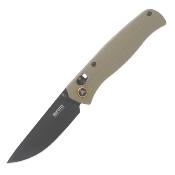 SRM255LGP Couteau SRM Knives 255L-GP Green Lame Acier 10Cr15CoMoV IKBS Ambi Lock - Livraison Gratuite