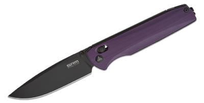 SRM258LGN Couteau SRM 258L-GN Purple Lame Acier D2 Ambi Lock IKBS - Livraison Gratuite