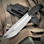 TKF211SL Couteau Takumitak Exit Point Drop Point Satin Lame Acier D2 Etui Kydex - Livraison Gratuite