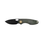 VOSA3303 Couteau Vosteed Acorn Green Micarta Lame Acier 14C28N Black IKBS - Livraison Gratuite