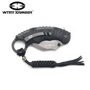 WAR005BK Karambit WithArmour Eagle Claw Black Lame Acier 440C Etui Nylon - Livraison Gratuite