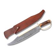 Couteau Rough Rider Gold Star Bowie Damas 256 Couches Manche Bois de Cerf RR1942 - Free Shipping