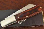 BC2180R Couteau Bear & Son 2180R Large Sheepsfoot Barlow Lame Sheepsfoot Acier Carbone Slipjoint - Livraison Gratuite