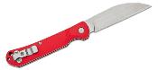 BC484GR Couteau Bear & Son 484GR Red Lame Wharncliffe Acier D2 Slipjoint USA - Livraison Gratuite