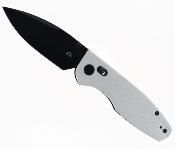 CMB08WB Couteau CMB Made Knives Predator White Lame Acier 14C28N Blackwash IKBS - Livraison Gratuite