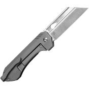 KI3665A2 Couteau Kizer Huldra FCarbone/Titane Lame Acier S45VN Reverse Tanto IKBS - Livraison Gratuite