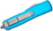 MCT2325TQ Couteau Microtech 232-5TQ UTX-85 AUTO OTF Double Tranchant Manche Turquoise Made USA - Livraison Gratuite