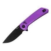 REAPLXFA6 Couteau Reate Knives PL-XF Purple Lame Black Acier Nitro-V - Livraison Gratuite