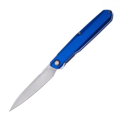 RS7838 Couteau Real Steel G5 Metamorph Blue Lame Acier 14C28N Satin Linerlock - Livraison Gratuite