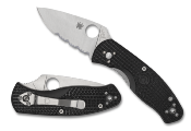 SC136PSBK Couteau Spyderco Persistence Lightweight Lame Acier 8Cr13MoV Serr - Livraison Gratuite