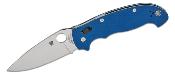 SC95GPCBL2 Couteau Spyderco Manix 2 XL Bleu Lame Acier CPM-SPY27 Bearing Lock USA - Livraison Gratuite