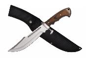 STT221666 Couteau S-Tec Bowie Lame Acier 440 Etui Nylon - Livraison Gratuite