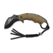 WAR005TN Karambit WithArmour Eagle Claw Tan Lame Acier 440C Etui Nylon - Livraison Gratuite