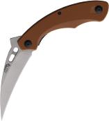 AB1048T Couteau ABKT Tac Karambit Tan Lame Acier Inox Linerlock - Livraison Gratuite