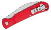 BC484GR Couteau Bear & Son 484GR Red Lame Wharncliffe Acier D2 Slipjoint USA - Livraison Gratuite