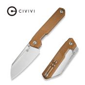 CIVC230083 Couteau CIVIVI Knives Hid Brown Lame Reverse Tanto 14C28N IKBS - Livraison Gratuite