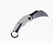 CMBC01W Couteau Karambit CMB Made Knives Falcon White Lame Acier AUS-10 IKBS - Livraison Gratuite