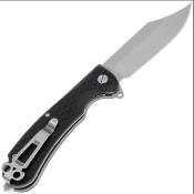 DGRPWFBKSW Couteau Daggerr Powie Black Lame Bowie Acier 8Cr14MoV - Livraison Gratuite