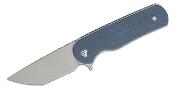 FF012BU Couteau Ferrum Forge Zelex Blue Lame Acier D2 Tanto - Livraison Gratuite