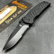 G4099 Couteau Tactical Gerber Swagger Lame Acier 7Cr17MoV Serrat - Livraison Gratuite