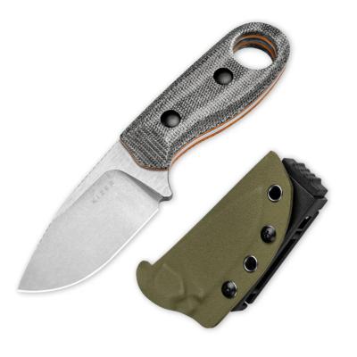 KI1078A2 Couteau Kizer Beaver Black Lame Acier Nitro-V Etui Kydex - Livraison Gratuite