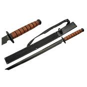 PA926969 Épée Tactique Katana Combat Lame Tanto  Étui Nylon - Livraison Gratuite