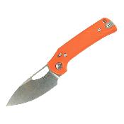 REA173 Couteau Reate PL-XE Orange Lame Drop Point Acier Nitro-V  Pivot Lock - Livraison Gratuite