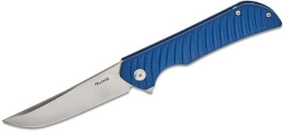 RKEP122ME Couteau RUIKE P122-ME Blue Micarta Lame Acier 14C28N Satin - Livraison Gratuite