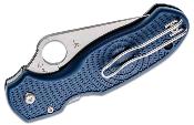 SC223PCBL Couteau Spyderco Paramilitary 3 Lame CPM-SPY27 Manche FRN Made USA - Livraison Gratuite