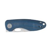 VOSA3301 Couteau Vosteed Acorn Blue Micarta Lame Acier 14C28N Black IKBS - Livraison Gratuite