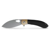 VOSNSK002 Couteau Vosteed Nightshade Shilin Black Micarta Lame Acier Elmax IKBS - Livraison Gratuite