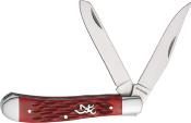 BR0547B Couteau Browning Trapper Red Bone 2 Lames Acier Inoxydable - Livraison Gratuite