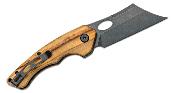 BTKL06C Couteau Bestech Skirmish Olivewood Lame Acier Black 154CM IKBS - Livraison Gratuite