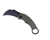 CMBC01G Couteau Karambit CMB Made Knives Falcon Green Lame Acier AUS-10 IKBS - Livraison Gratuite