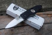 ATA23 Couteau Hoffner Knives Snap Black Lame Acier VG-10 Serrated - Livraison Gratuite